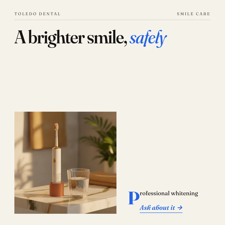 A brighter smile, safely: a post designed for Toledo Dental